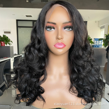 Mayqueen Wholesale Human Hair Vendors Natural Wave Brazilian Human Hair HD Transparent Lace Front Wigs For Black Women